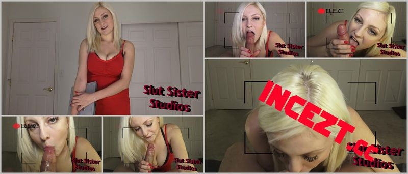 Courtney Scott - Sister Caught Blowjob On Film [2020, Slut Sister Studios, Incest, Roleplay, Taboo, 1080p]