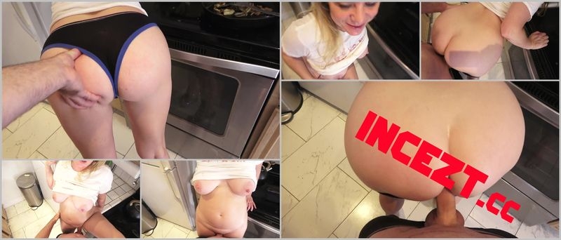 Stepbrother Home from College Fucks Younger Stepsister in the Kitchen [2020, PornHub/PornHubPremium, Hardcore, Family Sex, POV, 1080p, WEB-DL]