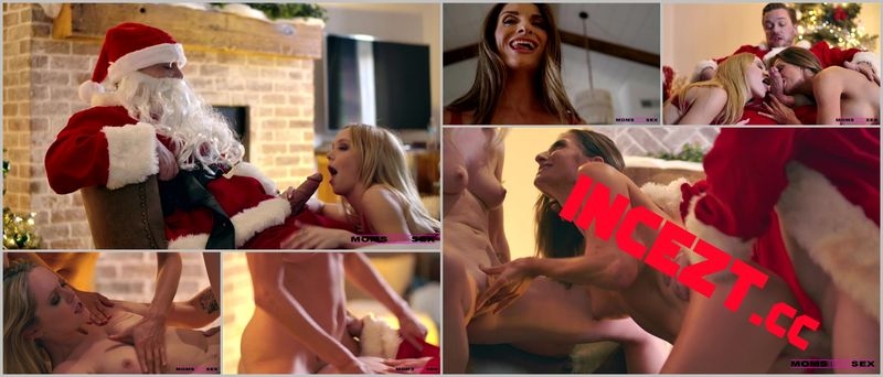 Nikole Nash and Silvia Saige - Sitting On Santas Lap (S14:E7) [2020, MomsTeachSex/Nubiles-Porn, Threesome, Cum in Mouth, Brunette, 1080p]