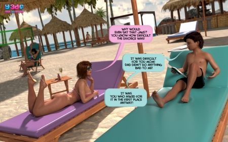 Vacation-incest comics, incest sex story