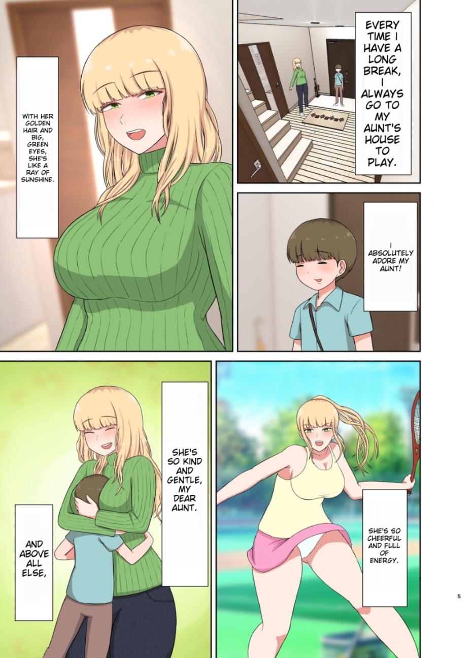 Blonde Aunt's Sleep R4pe (English)