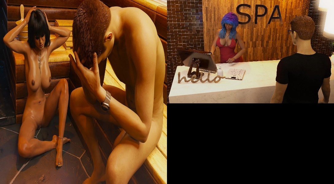 Mrknobb - Mom Having Sex with Son at SPA [incest porn comics]