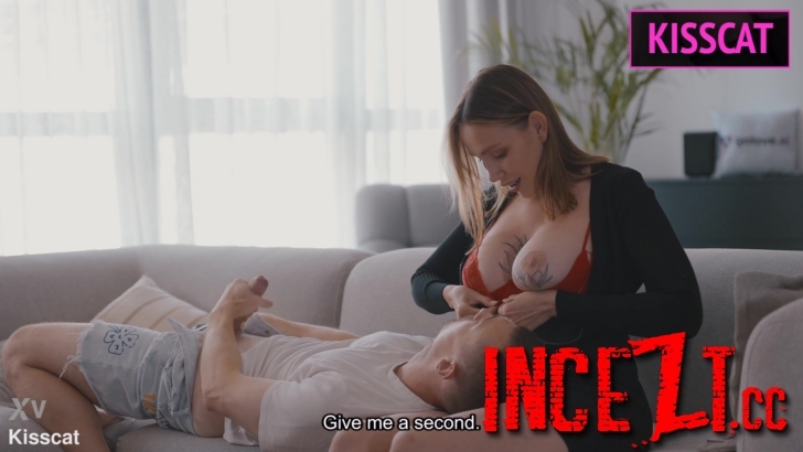 KissCat - Shocking Step Mom Seduces Step Son In Share Bed To Fuck Her Wet Pussy Naughty Lesson