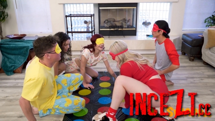 Rosalyn Sphinx, Eva Nyx - Blindfolded Foursome  Game Night Swap  1080p